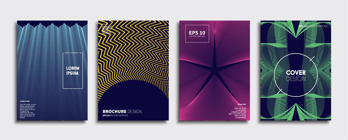 Minimal Vector cover designs. Future Poster template