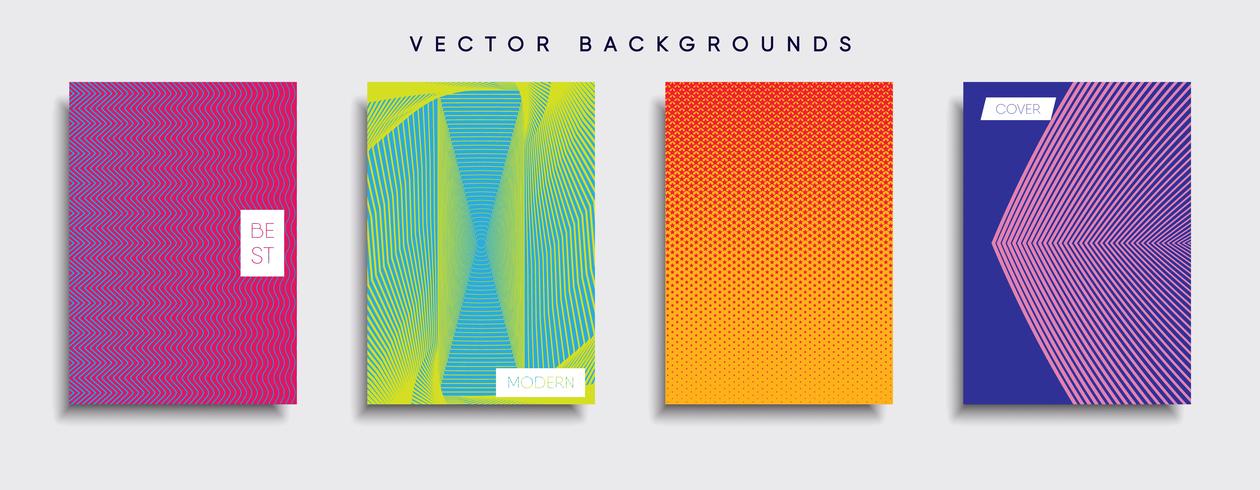 Minimal Vector cover designs. Future Poster template