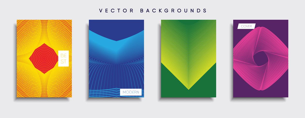 Minimal Vector cover designs. Future Poster template.