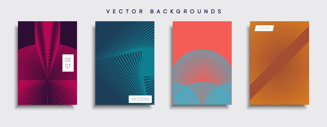 Minimal Vector cover designs. Future Poster template.