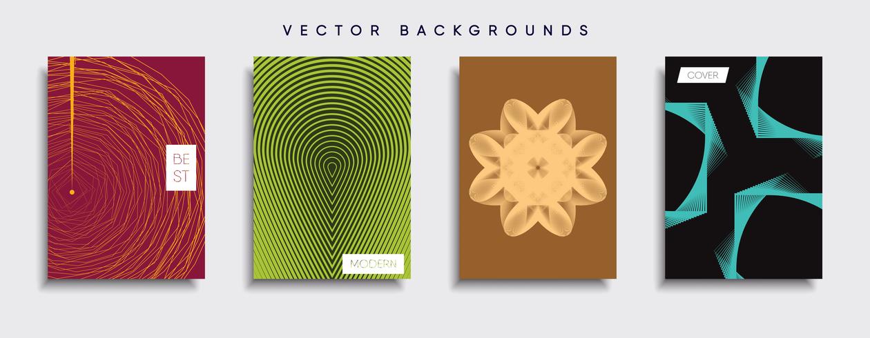 Minimal Vector cover designs. Future Poster template.