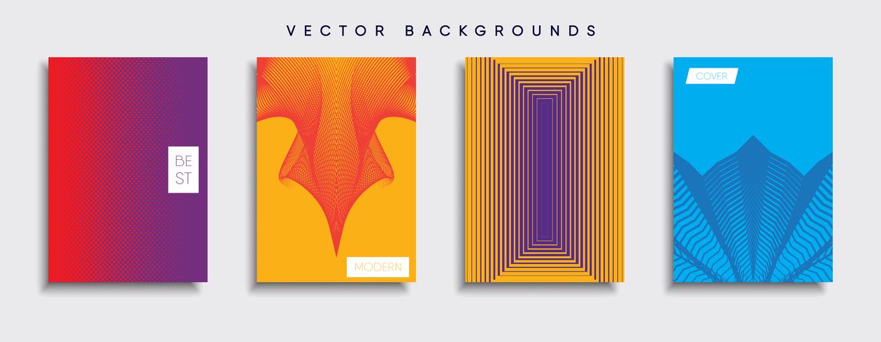 Minimal Vector cover designs. Future Poster template