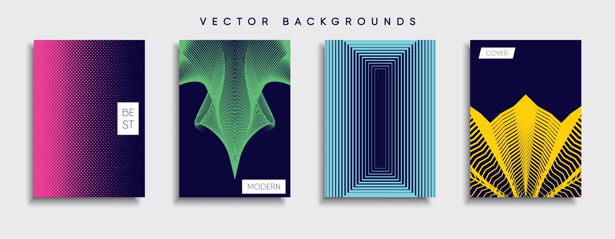 Minimal Vector cover designs. Future Poster template