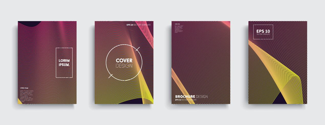 Minimal Vector cover designs. Future Poster template