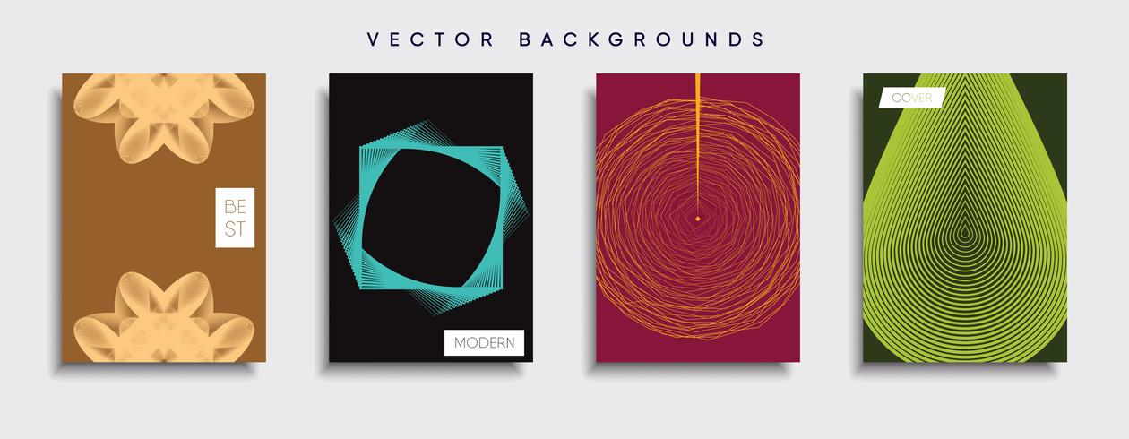 Minimal Vector cover designs. Future Poster template.