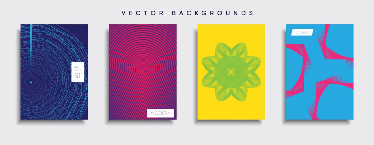 Minimal Vector cover designs. Future Poster template.