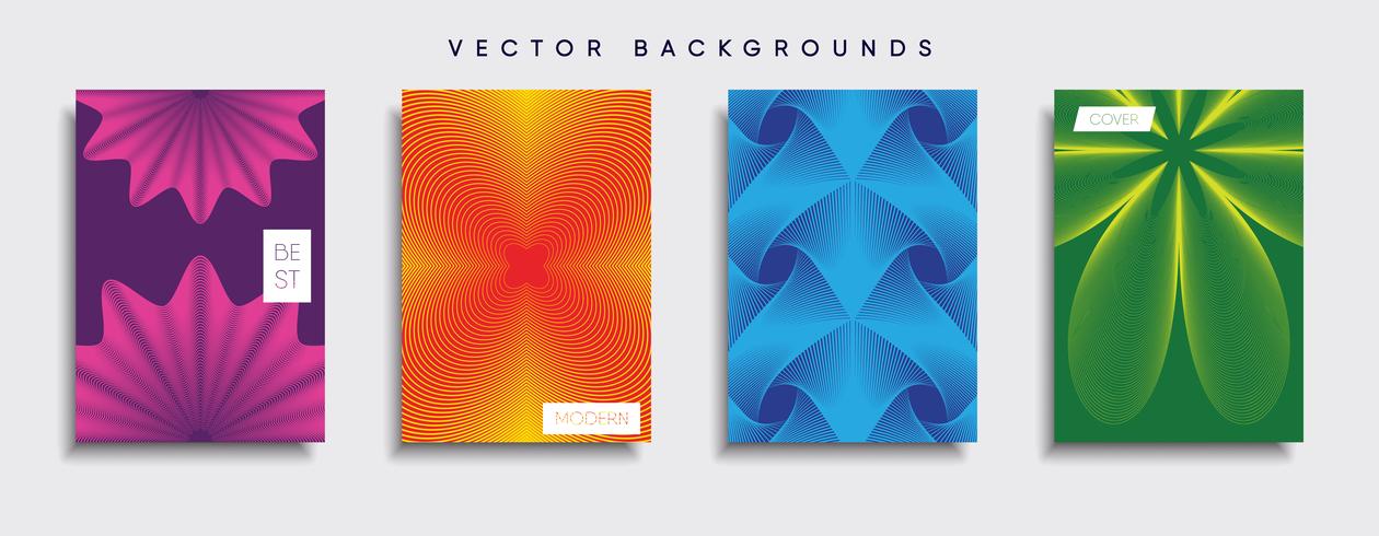 Minimal Vector cover designs. Future Poster template.