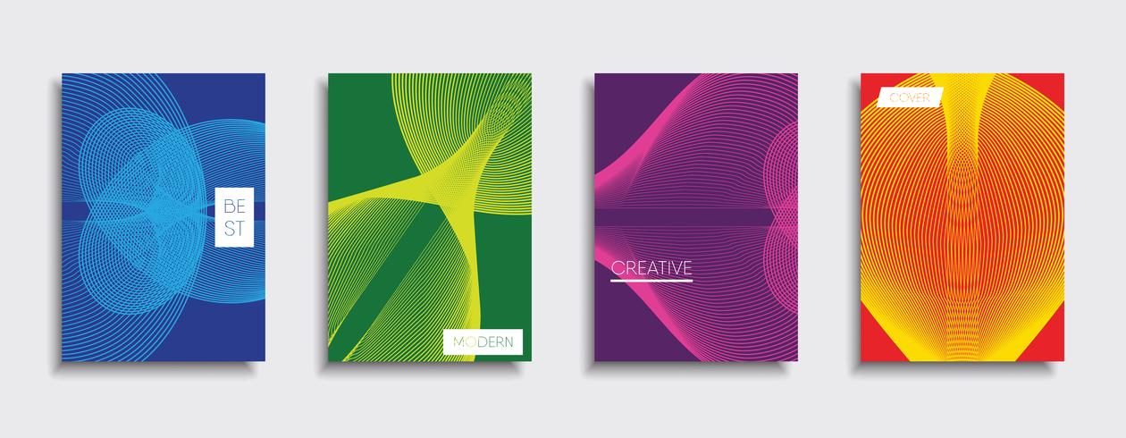 Minimal Vector cover designs. Future Poster template