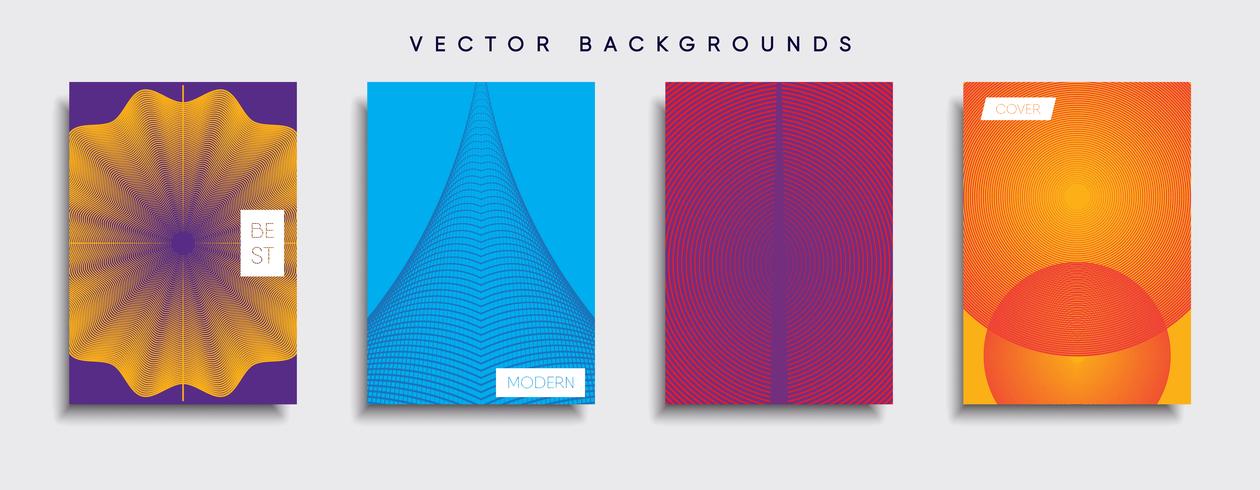 Minimal Vector cover designs. Future Poster template.