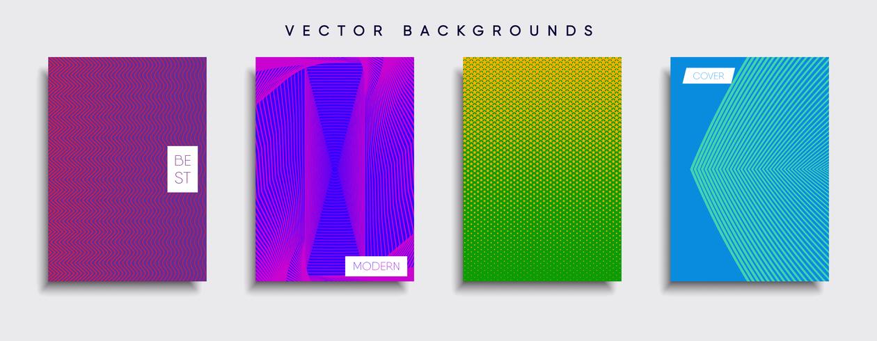 Minimal Vector cover designs. Future Poster template