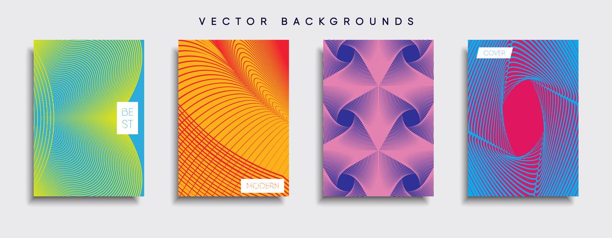 Minimal Vector cover designs. Future Poster template.