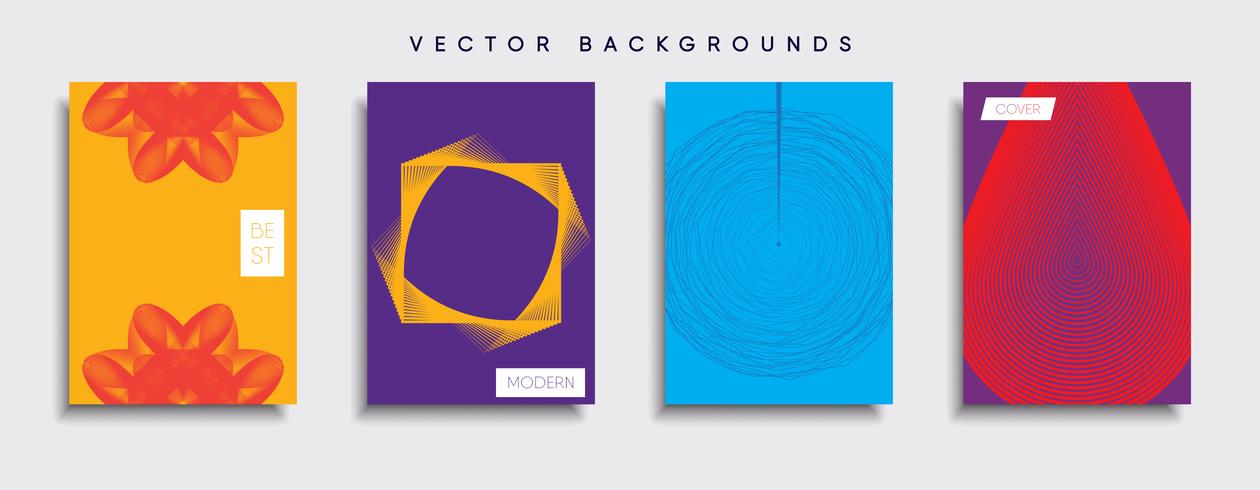 Minimal Vector cover designs. Future Poster template.