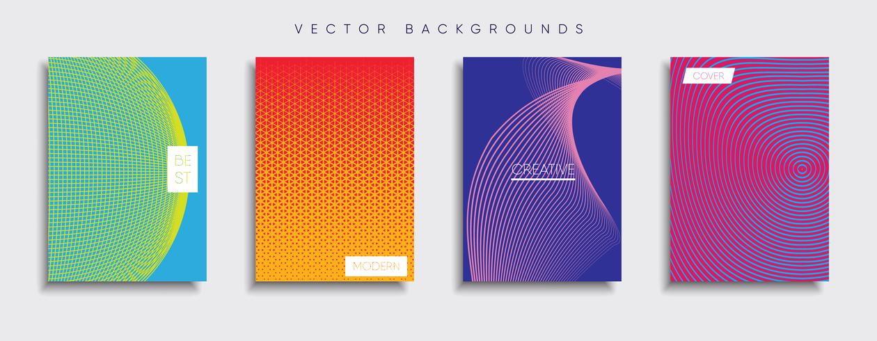 Minimal Vector cover designs. Future Poster template