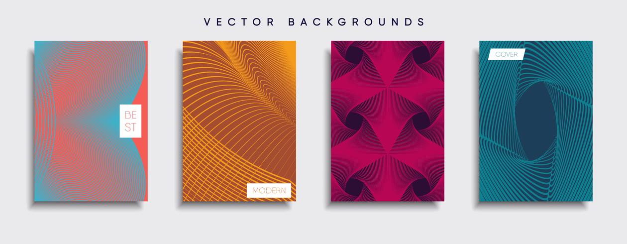 Minimal Vector cover designs. Future Poster template.