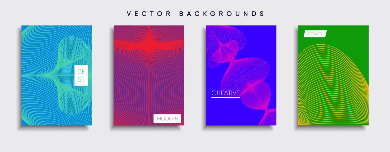 Minimal Vector cover designs. Future Poster template