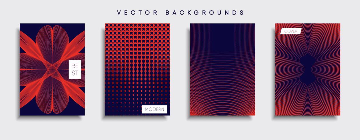 Minimal Vector cover designs. Future Poster template