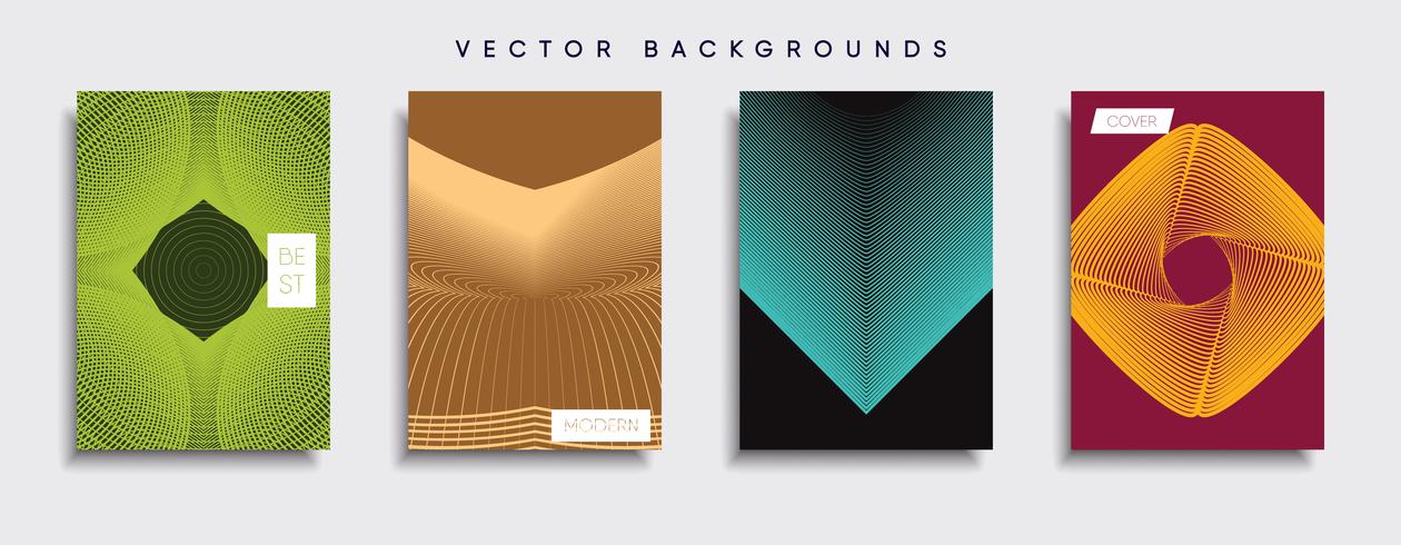 Minimal Vector cover designs. Future Poster template.