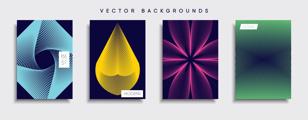 Minimal Vector cover designs. Future Poster template.