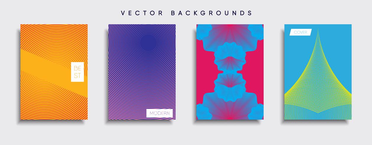 Minimal Vector cover designs. Future Poster template.