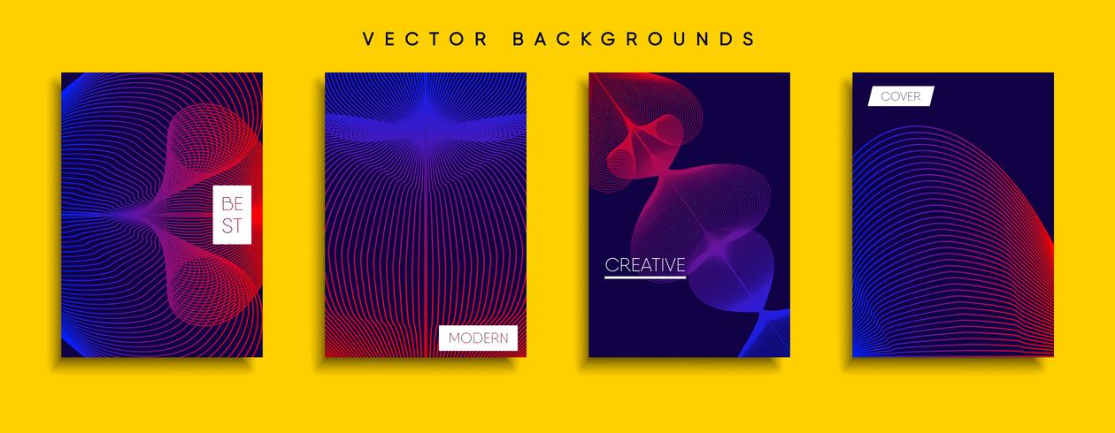 Minimal Vector cover designs. Future Poster template