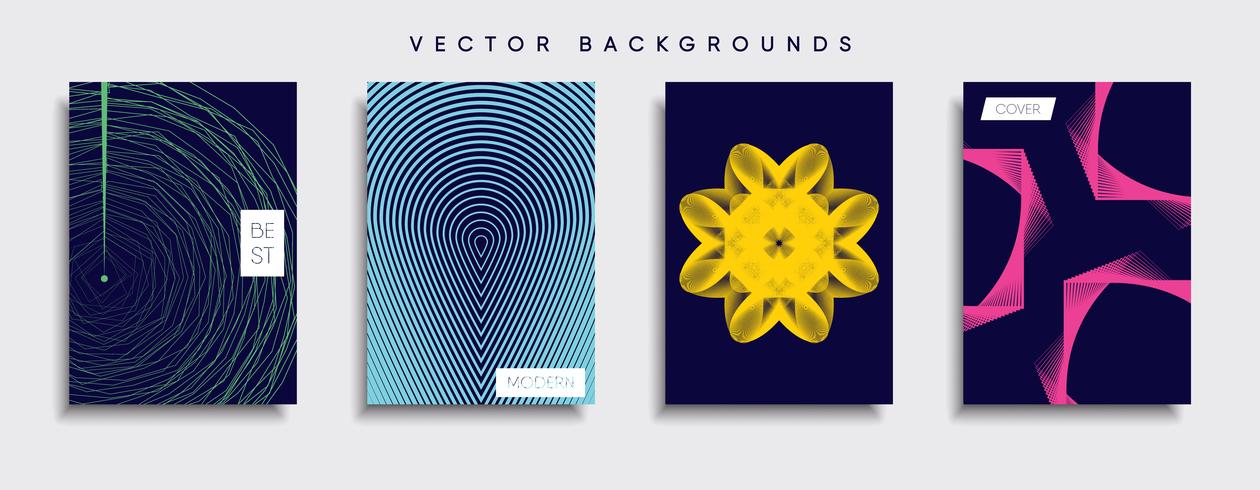 Minimal Vector cover designs. Future Poster template.