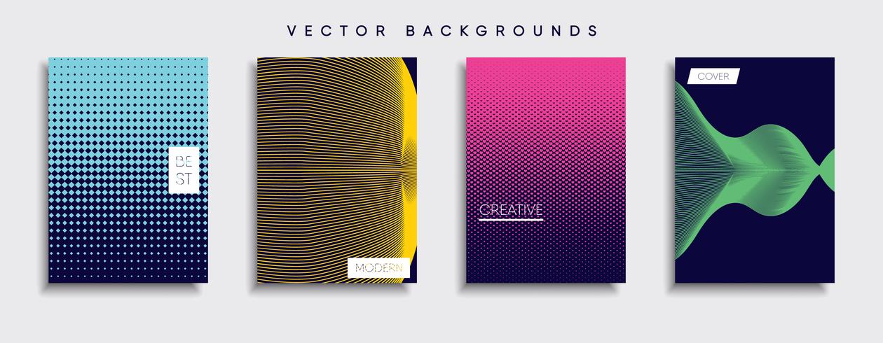 Minimal Vector cover designs. Future Poster template