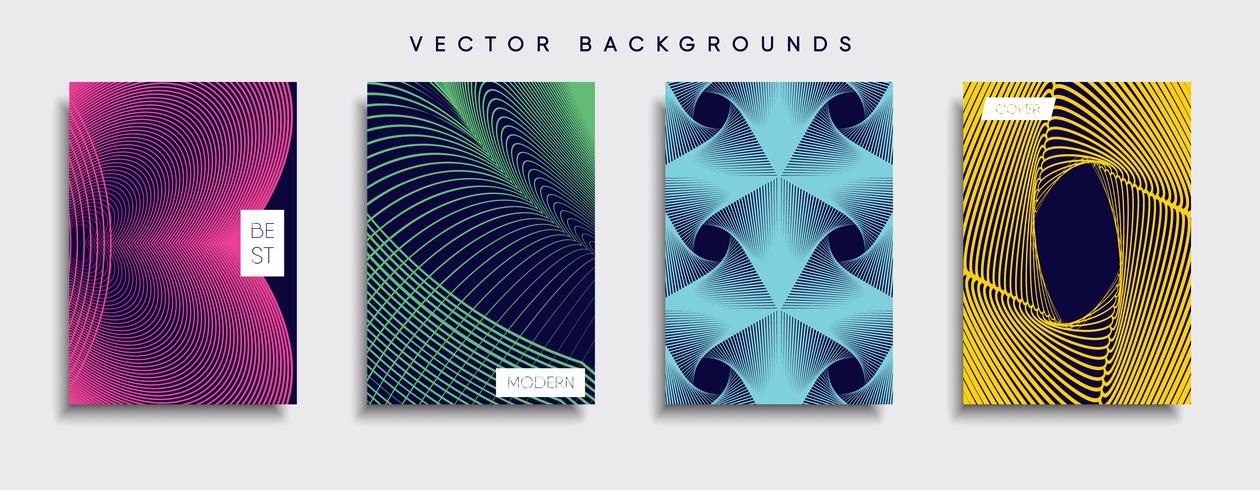 Minimal Vector cover designs. Future Poster template.