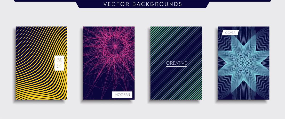 Minimal Vector cover designs. Future Poster template