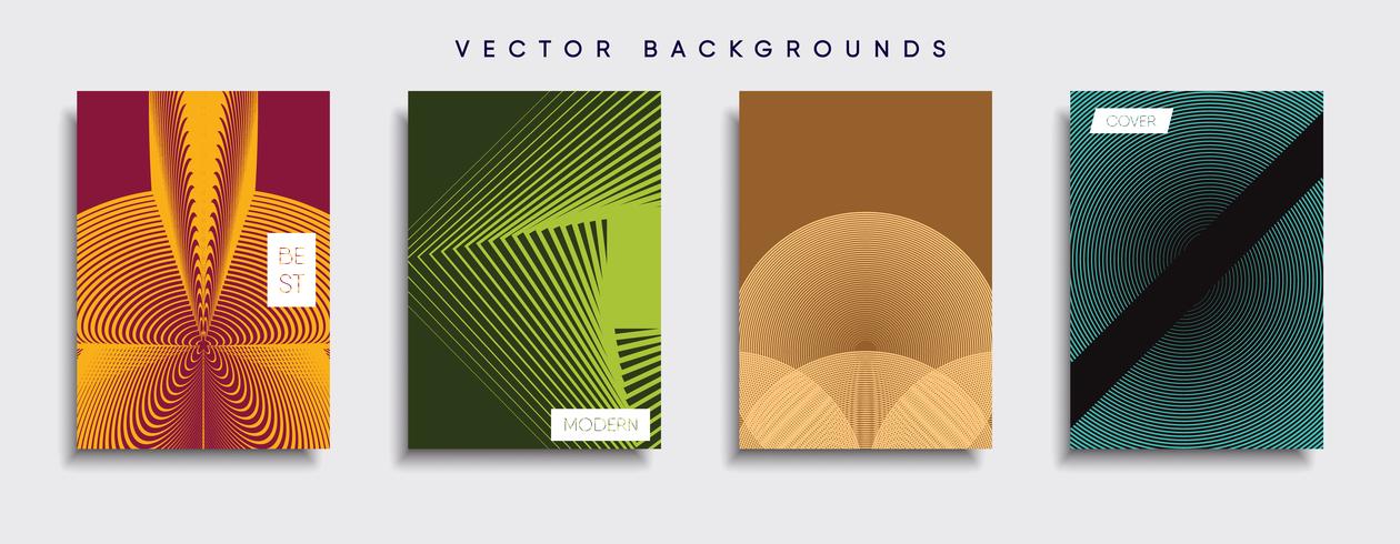 Minimal Vector cover designs. Future Poster template.