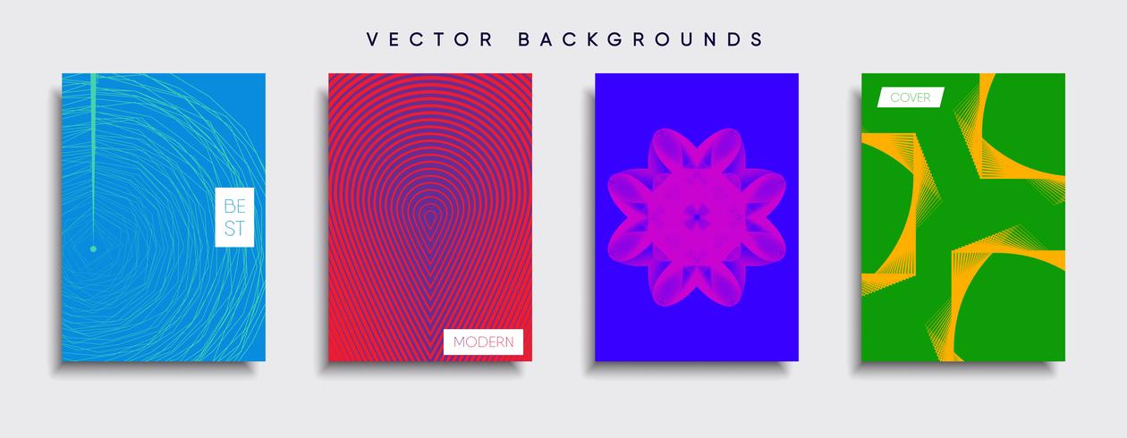 Minimal Vector cover designs. Future Poster template.