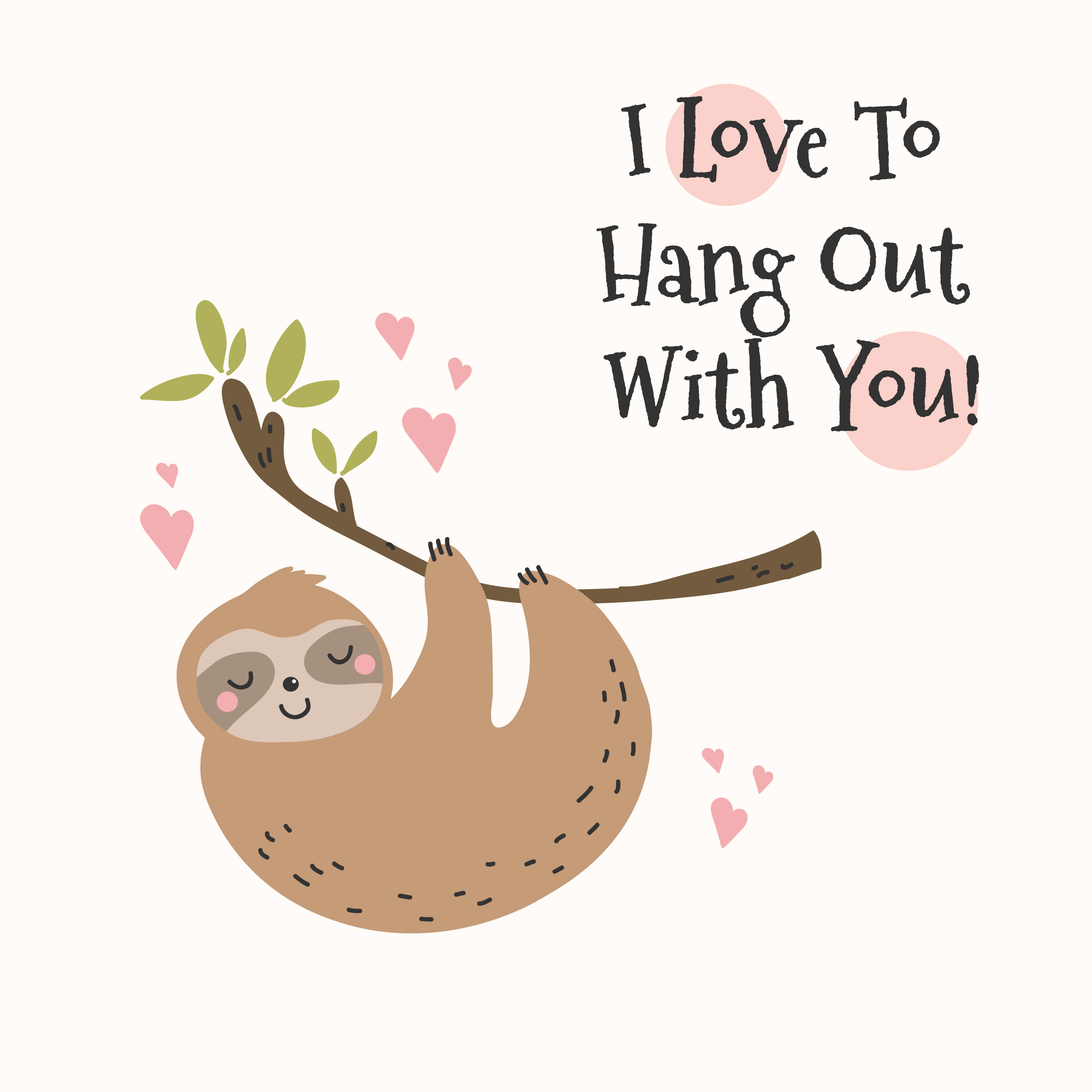 sloth valentines teddy