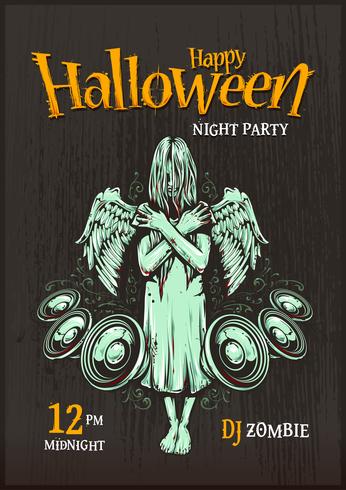 Halloween Party Poster vector