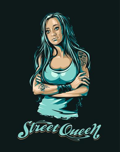 Street Queen vector