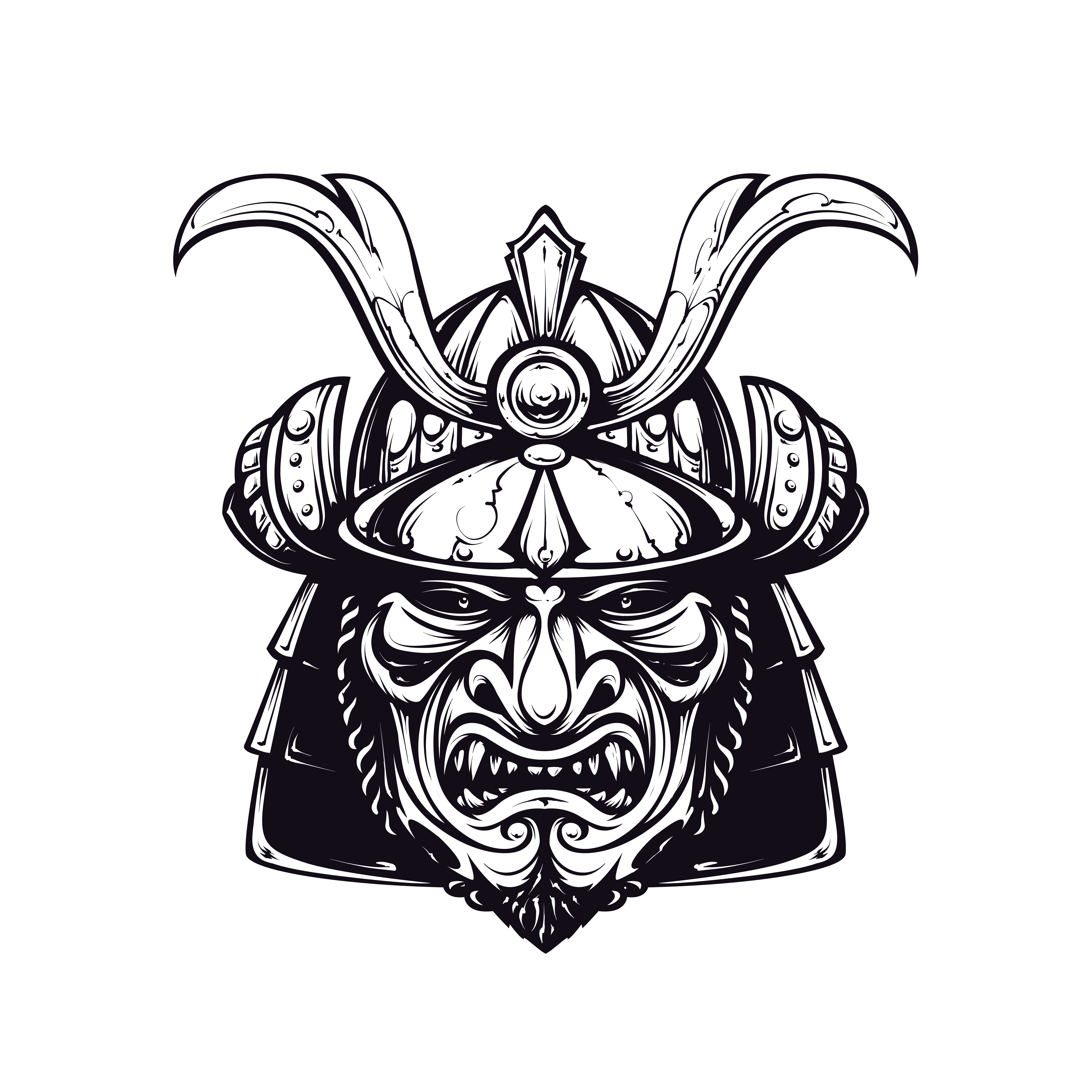 Download Samurai mask clip-art - Download Free Vectors, Clipart ...