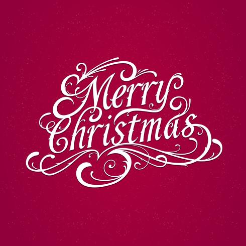 Christmas Typography vector