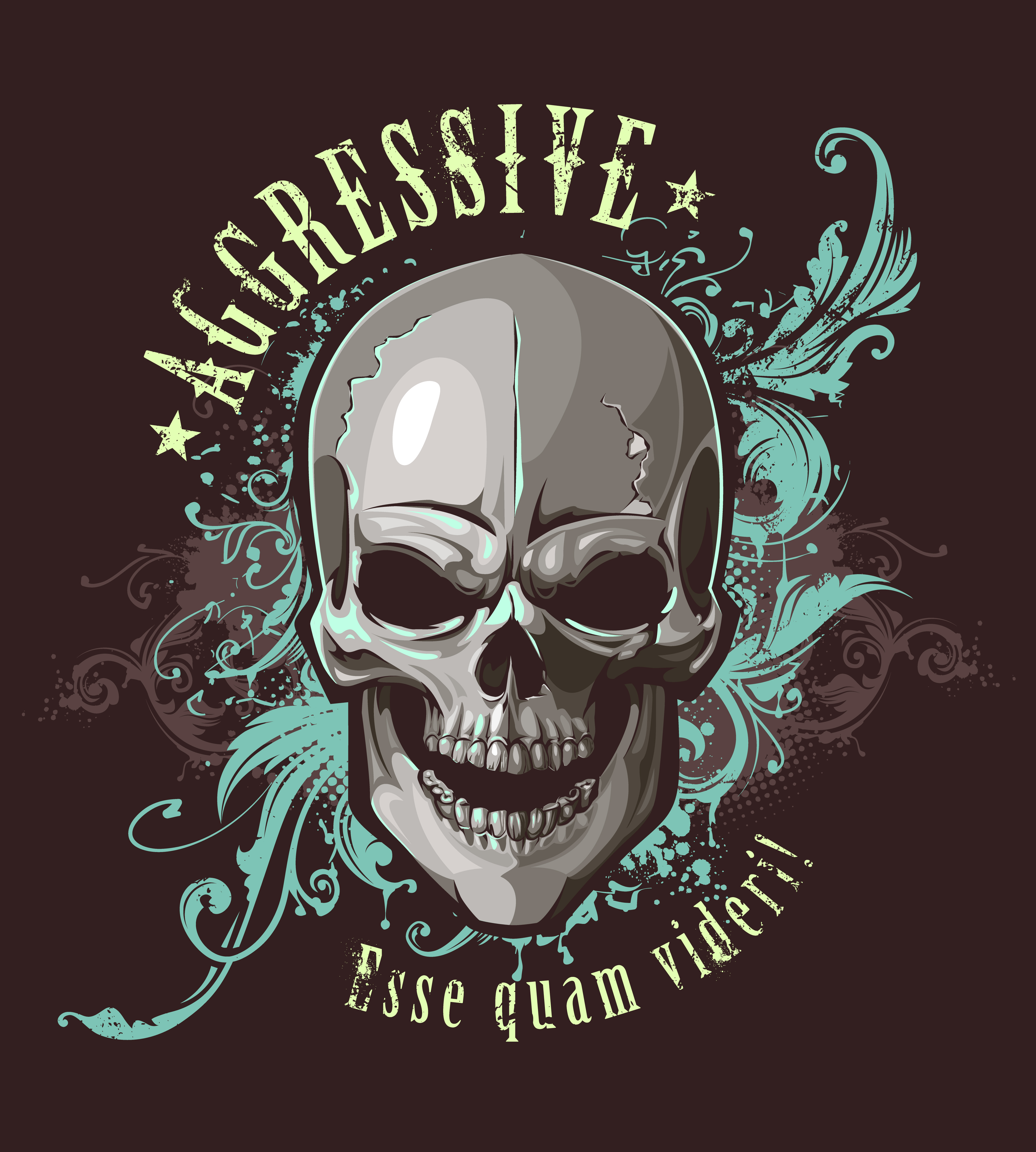 Grunge image with skull 284310 Vector Art at Vecteezy