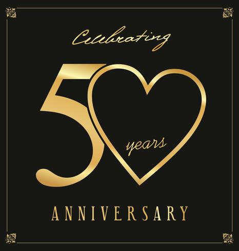 anniversary background vector