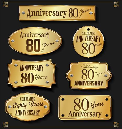 anniversary background vector