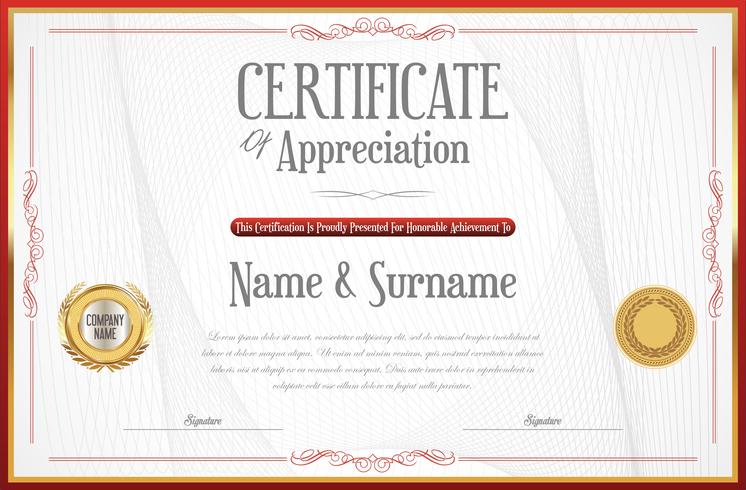 Certificate vector