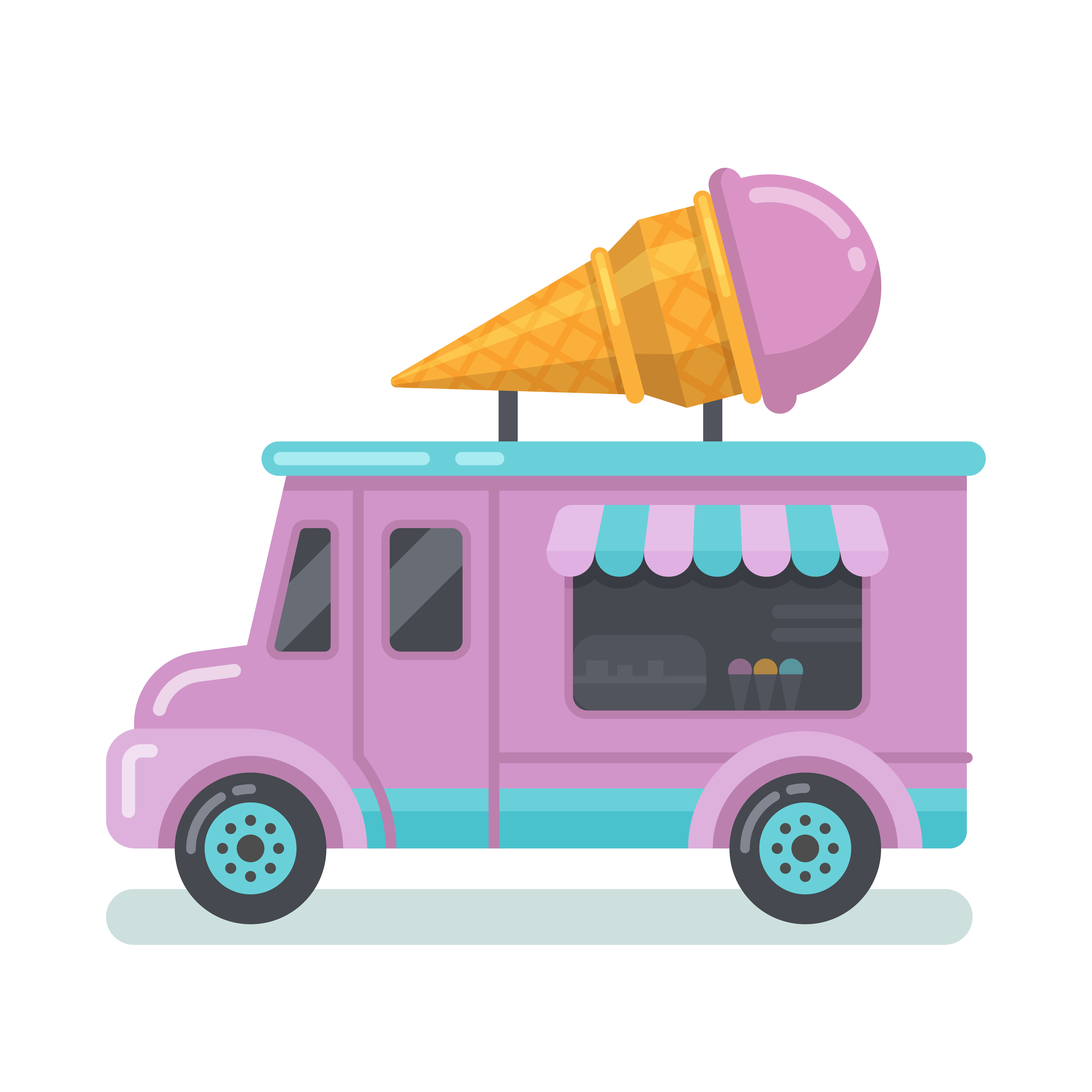 Ice Cream Van Flat Illustration 284508 Vector Art At Vecteezy ice-cream-van-flat-illustration-284508-vector-art-at-vecteezy