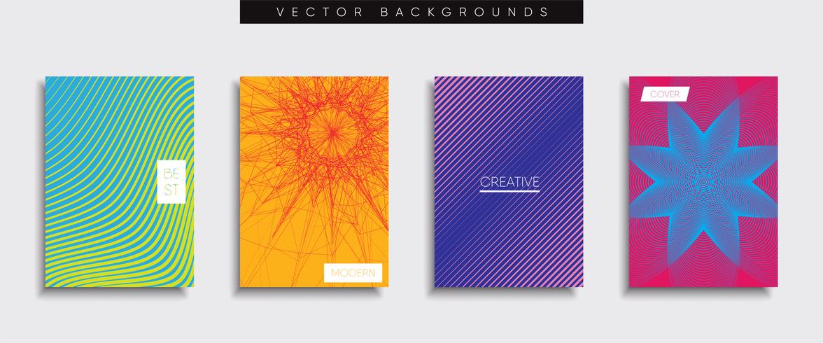 Minimal Vector cover designs. Future Poster template