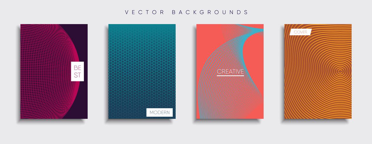 Minimal Vector cover designs. Future Poster template