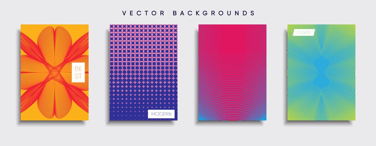 Minimal Vector cover designs. Future Poster template