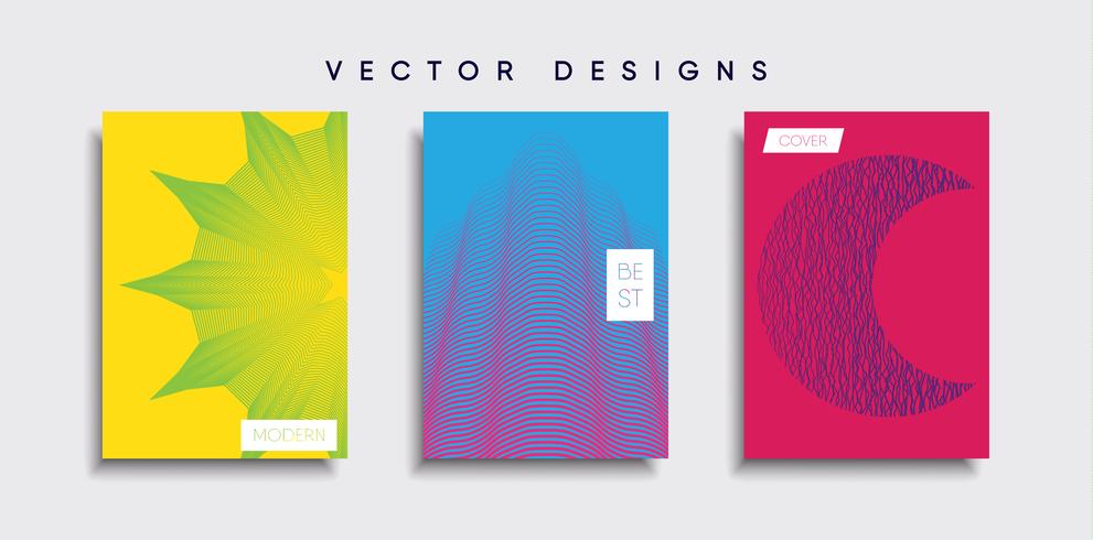 Minimal Vector cover designs. Future Poster template.