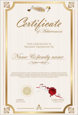 Certificate vector