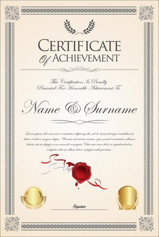 Certificate vector