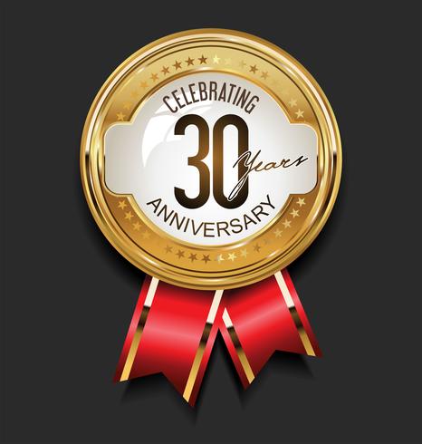 anniversary background vector