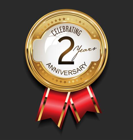 anniversary background vector