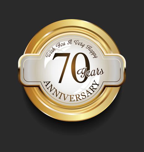 anniversary background vector