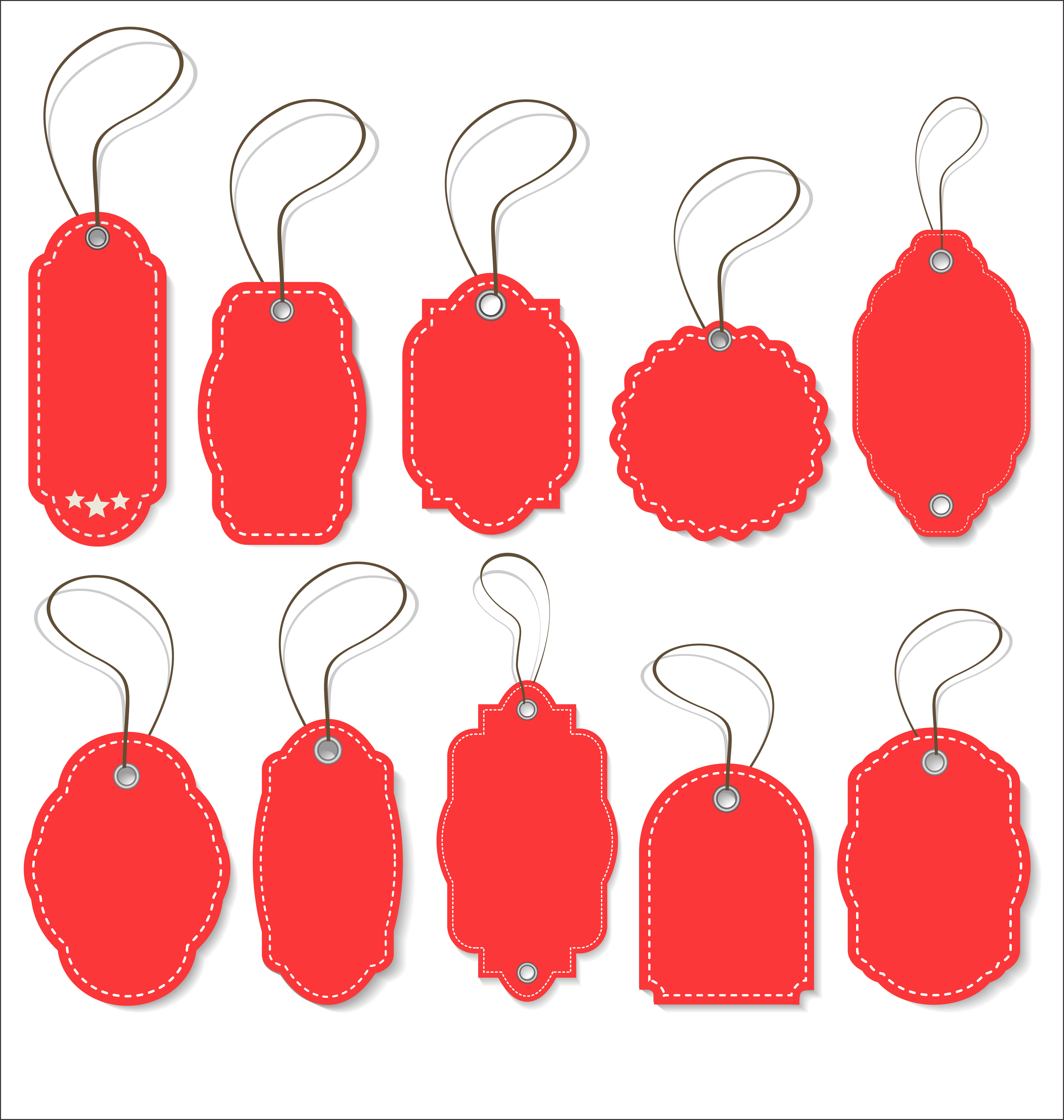 price-tag-retro-vintage-collection-vector-illustration-285074-vector